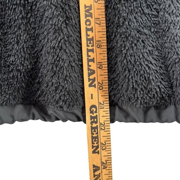 The North Face Women Plush Fleece XS Jacket Black Logo Toggles Polartec - Picture 9 of 10